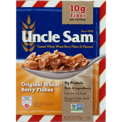Uncle Sam KHFM00911347 10 oz Original Whole Wheat Berry & Flaxseed Cereal 