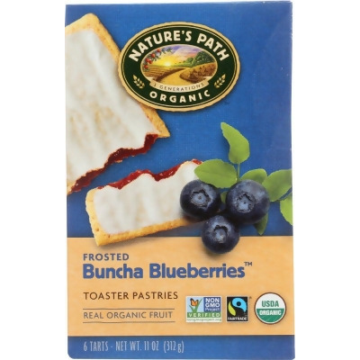 Natures Path KHFM00650861 11 oz Frosted Buncha Blueberries Toaster Pastries 