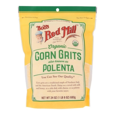 Bobs Red Mill 2486561 24 oz Organic Polenta Corn Grits 