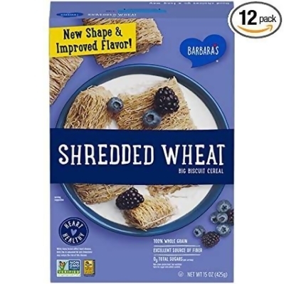 Barbaras Bakery 2535797 15 oz Shredded Wheat Cereal 
