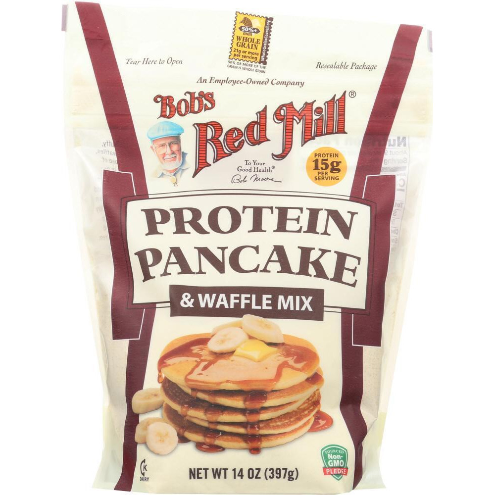 Bobs Red Mill KHFM00304946 Protein Pancake & Waffle Mix, 14 oz