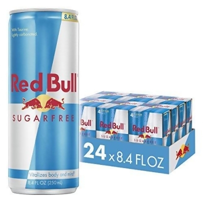 Red Bull 275455 8.4 oz Watermelon Sugar Free Energy Drink - Pack of 24 