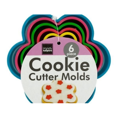 Bulk Buys HR418-24 Flower Shape Cookie Cutter Molds Set - 24 Piece -Pack of 24 