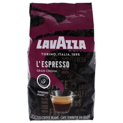 Lavazza LVS2499 35.2 oz LEspresso Gran Crema Roast Whole Bean Coffee by Lavazza Coffee for Unisex 