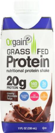 Orgain KHFM00277364 11 oz Whey Protein Chocolate Fudge Shake 