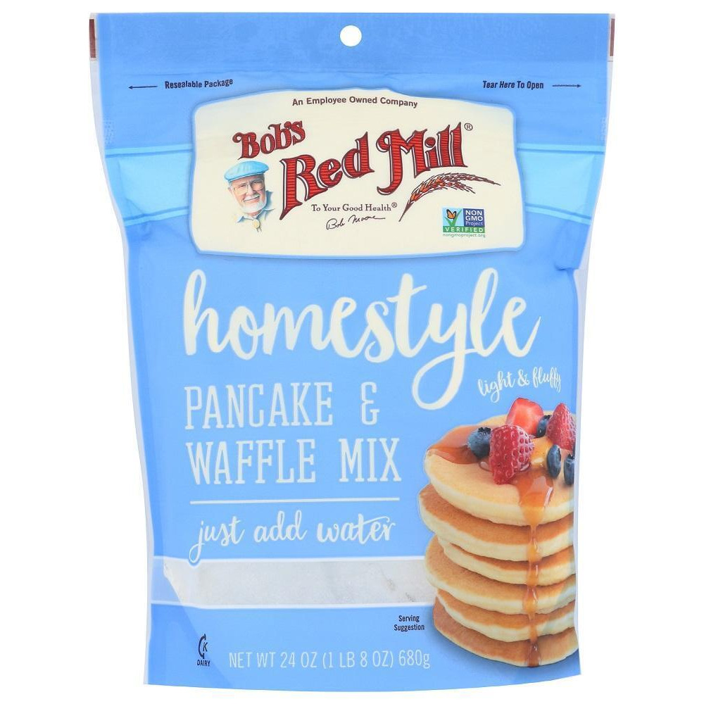 Bobs Red Mill KHLV00353157 24 oz Homestyle Pancake & Waffle Mix