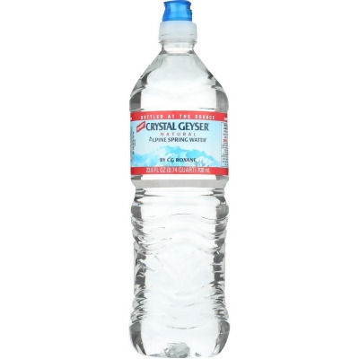 Crystal Geyser Water KHCH00314021 700 ml Natural Alpine Spring Water with Sport Cap 