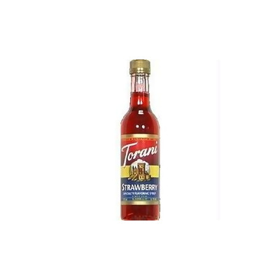 Torani B89835 Torani Flavoring Strawberry Syrup -6x12.7oz 