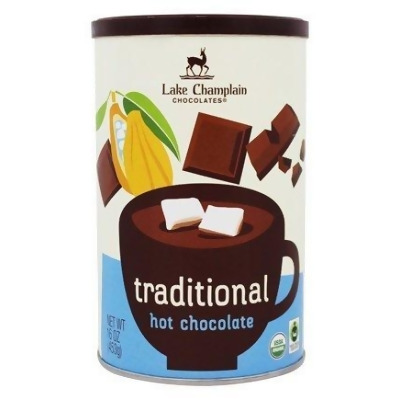 Lake Champlain Chocolates 230648 16 oz Organic Gourmet Traditional Hot Chocolate 