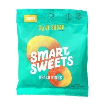 Smartsweets 242664 1.8 oz Peach Rings Gummy 