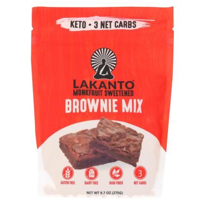 Lakanto 2331999 9.7 oz Monkfruit Sweetened Brownie Mix