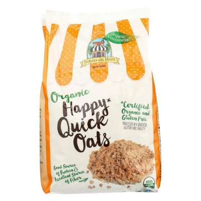Bakery On Main 1956812 24 oz Organic Gluten Free Happy Quick Oats 