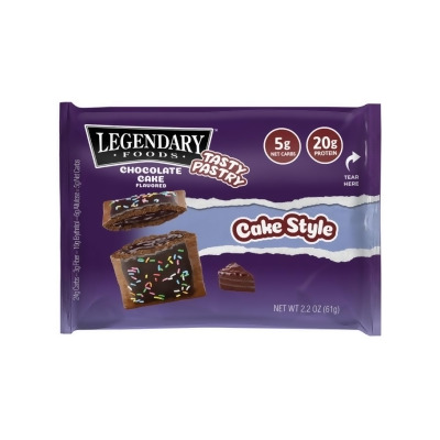 Legendary Foods KHRM00381821 2.2 oz Pastry Chocolate Cake 