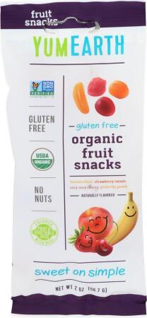 Yummy Earth KHLV00321483 2 oz Organic 4 Flavor Fruit Snack 