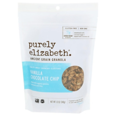 Purely Elizabeth KHRM00379823 12 oz Vanilla & Chocolate Chip Granola 