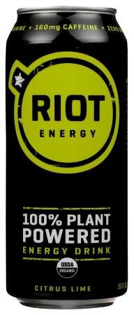 Riot Energy KHRM00367628 16 fl oz Citrus & Lime Energy Drink 