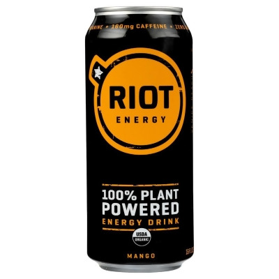 Riot Energy KHRM00367629 16 fl oz Mango Riot Energy Drink 
