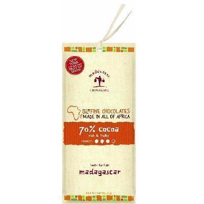 Madecasse BG15422 Madecasse 70 percent Cocoa Rich-Frty - 12x2.64OZ 