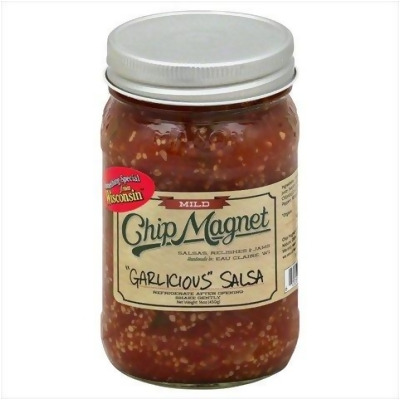 Chip Magnet Salsa Sauce Appeal 2202489 16 oz Garlicious Salsa Natural Food 