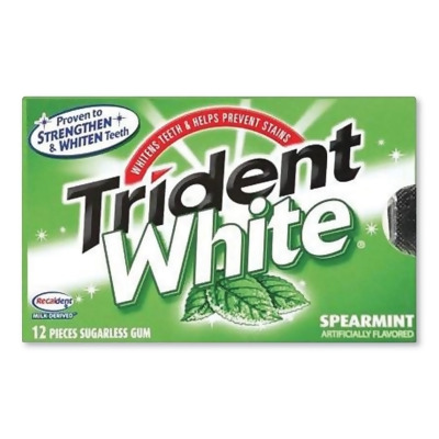 Mondelez International AMC67610 White Spearmint Sugar-Free Gum - 9 Pack per Box 
