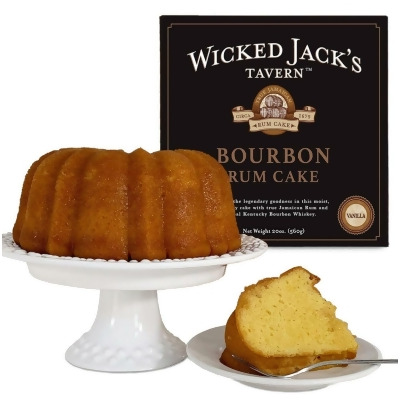 Wicked Jacks Tavern WJT-Cake 20oz BourVan 20 oz Bourbon Vanilla Rum Cake 
