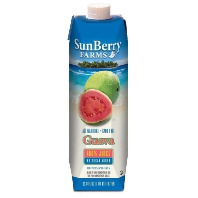 Sunberry Farms KHCH00285984 33.81 oz 100 Percent Guava Juice 