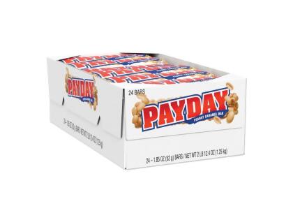 Hershey HEC80723 1.85 oz Peanut Caramel Chewy Candy Bars 