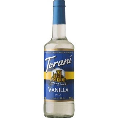 Torani KHRM00211957 25.4 fl oz Sugar Free Vanilla Syrup 