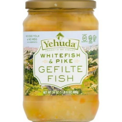 Yehuda KHRM00331214 24 oz Fish White Pike Gefilte 