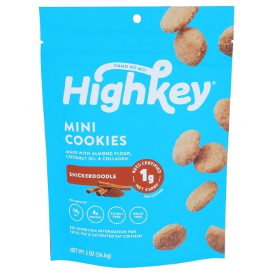 High Key Snacks KHRM00351242 2 oz Mini Cookies Snickerdoodle 