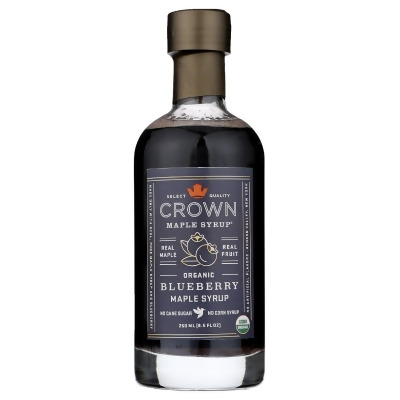 Crown Maple KHRM00393430 8.5 fl oz Organic Blueberry Maple Syrup 