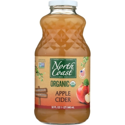 North Coast KHLV00281867 32 oz Organic Cider Apple Juice 