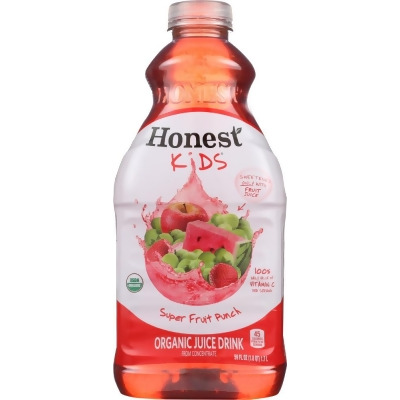 Honest Tea KHLV00263942 59 oz Organic Super Fruit Punch Juice 