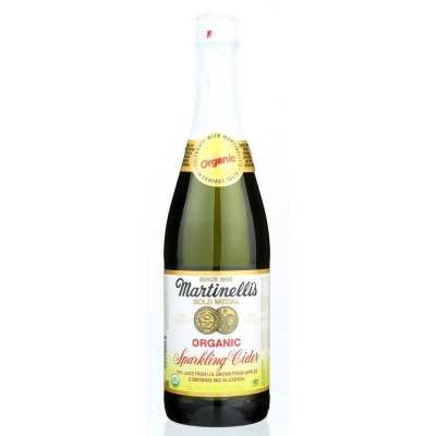 Martinellis Gold Medal KHLV00155616 25.4 fl oz Organic Sparkling Cider Juice 