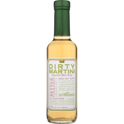 Stirrings KHLV00527556 12 oz Dirty Martini Mix 