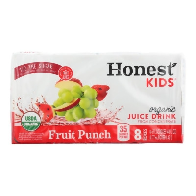 Honest Kids 2379568 1.3 oz Juice Drink Fruit Punch 