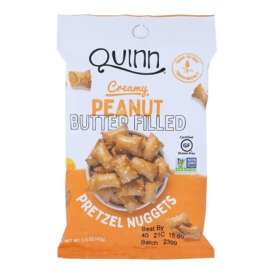 Quinn Snacks 2552271 1.5 oz Butter Filled Pretz Nug Peanut 