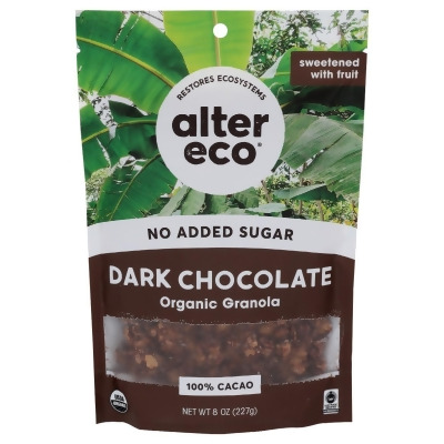 Alter Eco KHCH00392954 8 oz Dark Chocolate Organic Granola 