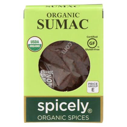 Spicely Organics 2115277 0.45 oz Organic Sumac 
