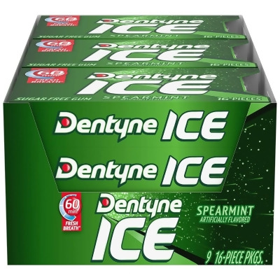 Mondelez International AMC31500 Dentyne Ice Spearmint Sugar Free Chewing Gum 