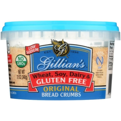 Gillians Foods KHLV01018274 12 oz Original Bread Crumbs 