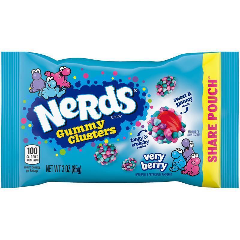 Nerds 6029383 3 oz Very Berry Clusters Gummy Candy - Pack of 12