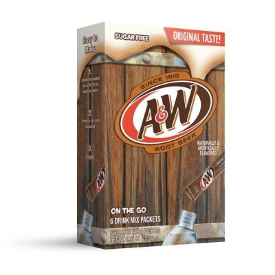 A&W KHRM00358656 0.53 oz Root Beer Powder Drink Mix - Pack of 6 
