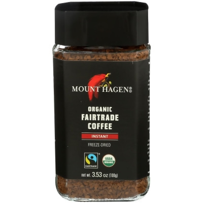 Mount Hagen KHRM00316934 3.53 oz Organic Freeze Dried Instant Coffee 