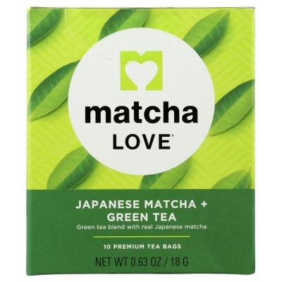 Matcha Love KHRM00292358 Japanese Matcha Plus Green Tea - 10 Tea Bag 