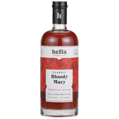 Hella Cocktail KHRM00349014 25.4 fl oz Classic Bloody Mary Premium Mixer 
