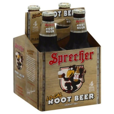 Sprecher KHRM00072506 64 fl oz Root Beer Low Cal Soda - Pack of 4 