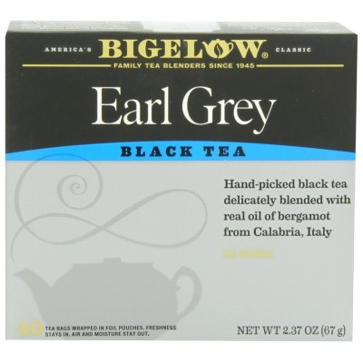 Bigelow KHCH01595792 2.37 oz Earl Grey Black Tea - 40 Tea Bag 