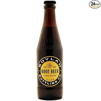 Boylan KHRM00284148 12 oz Root Beer Single Soda 
