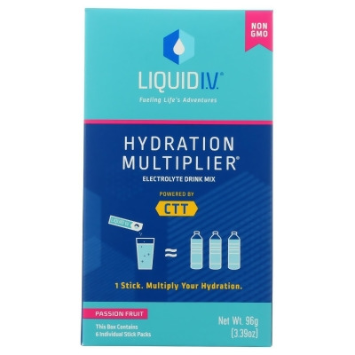 Liquid IV KHRM00353783 3.39 oz Hydration Passion Fruit Drink - 6 Count 